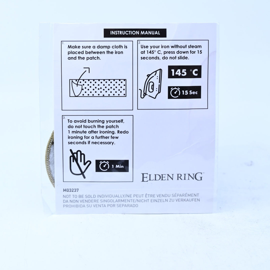 Elden Ring Launch Edition - Iron On Patch - Video Game Collectable SEALED