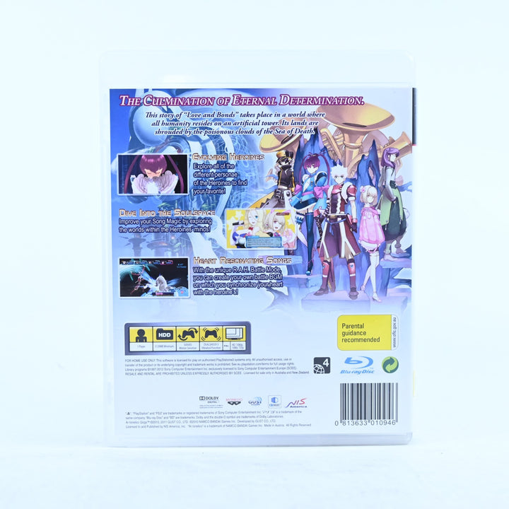 Ar Tonelico Qoga Knell of Ar Ciel - Sony Playstation 3 / PS3 Game + Manual