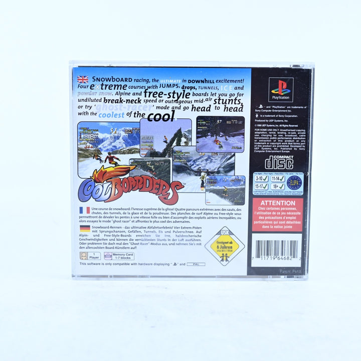 Cool Boarders - Sony Playstation 1 / PS1 Game + Manual - PAL - MINT DISC!
