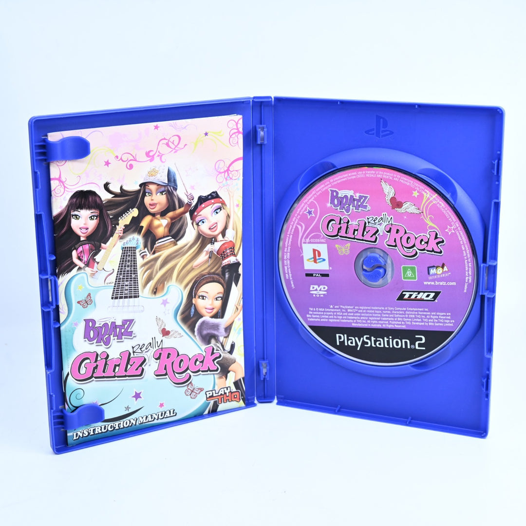 Bratz: Girlz Really Rock - Sony Playstation 2 / PS2 Game + Manual - PAL