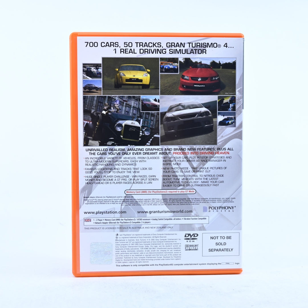 Gran Turismo 4 - Sony Playstation 2 / PS2 Game + Manual - PAL - MINT DISC!