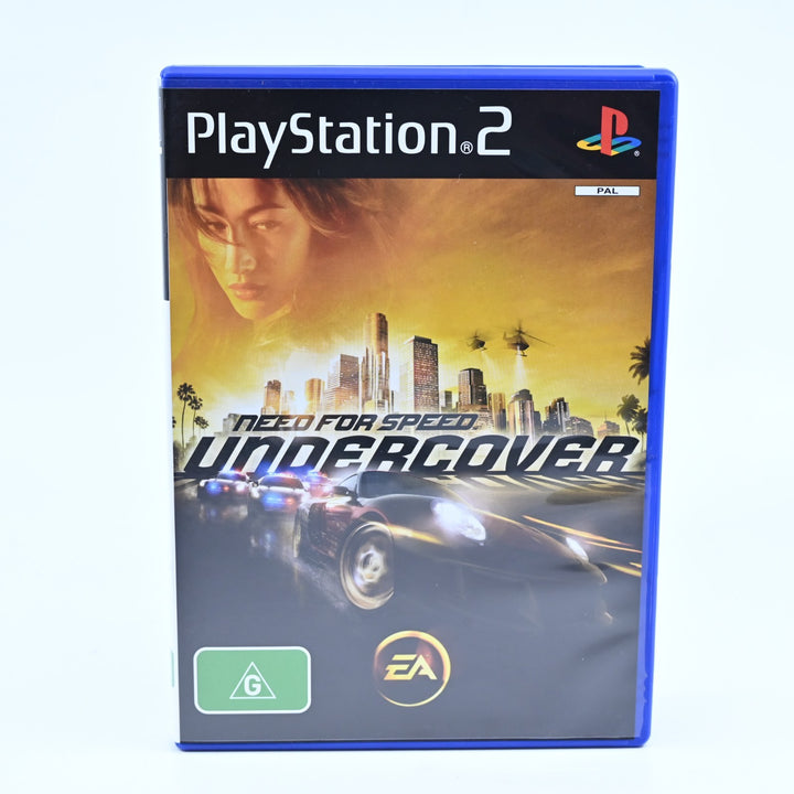 Need For Speed Undercover - Sony Playstation 2 / PS2 Game + Manual - PAL