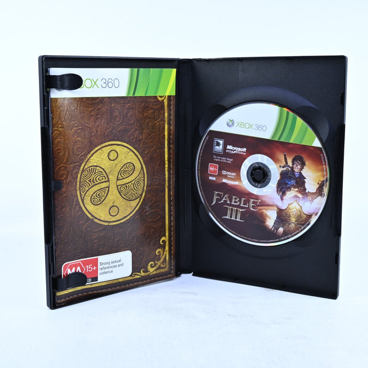 Fable III 3 - Limited Collector's Edition - No Book - Xbox 360 Game + Manual