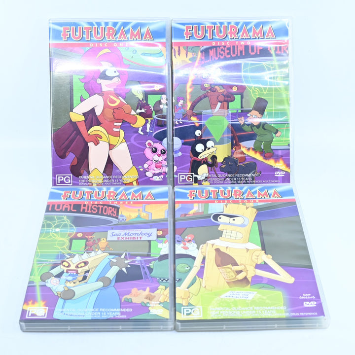 Futurama - Complete Series Seasons 1-8 + 4 Movies - Regions 1&4 - DVD