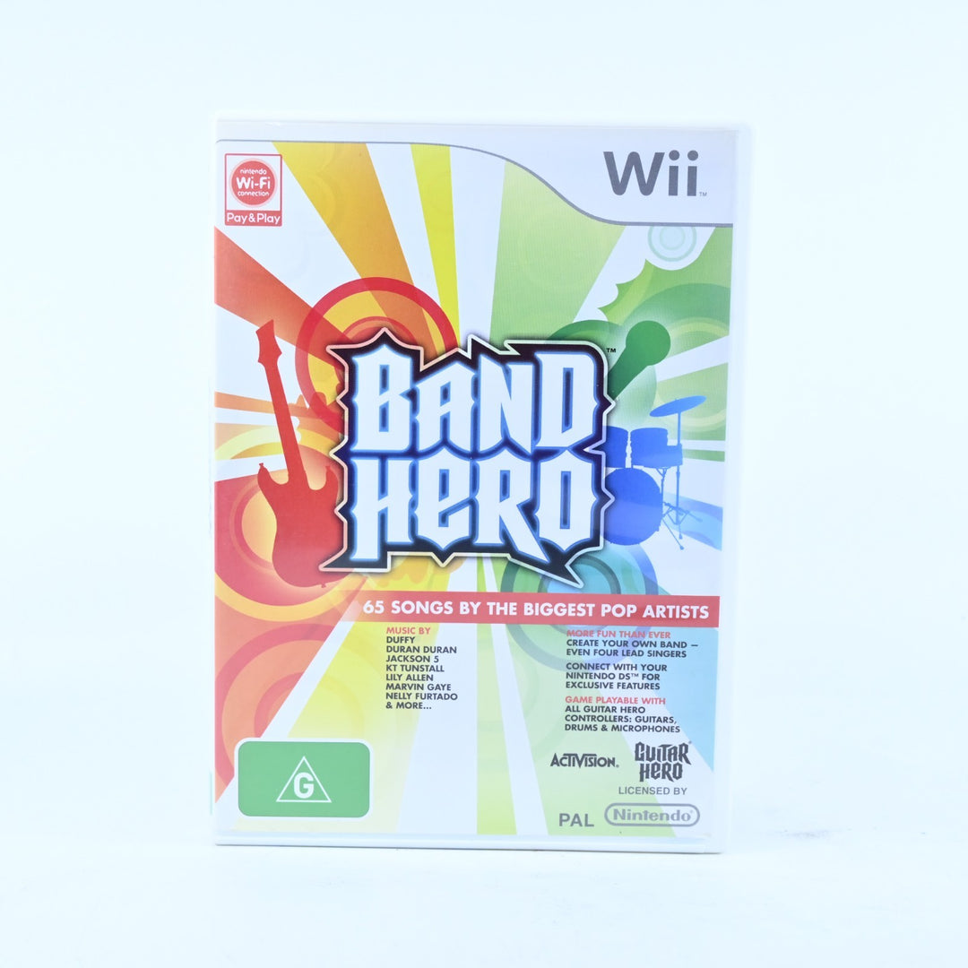 Band Hero - Nintendo Wii Game + Manual - PAL - MINT DISC!
