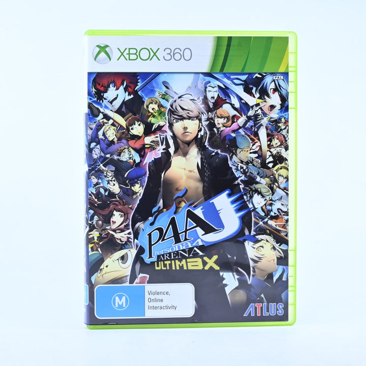 Persona 4 Arena Ultimax - P4AU - Xbox 360 Game - No Manual - PAL - MINT DISC!