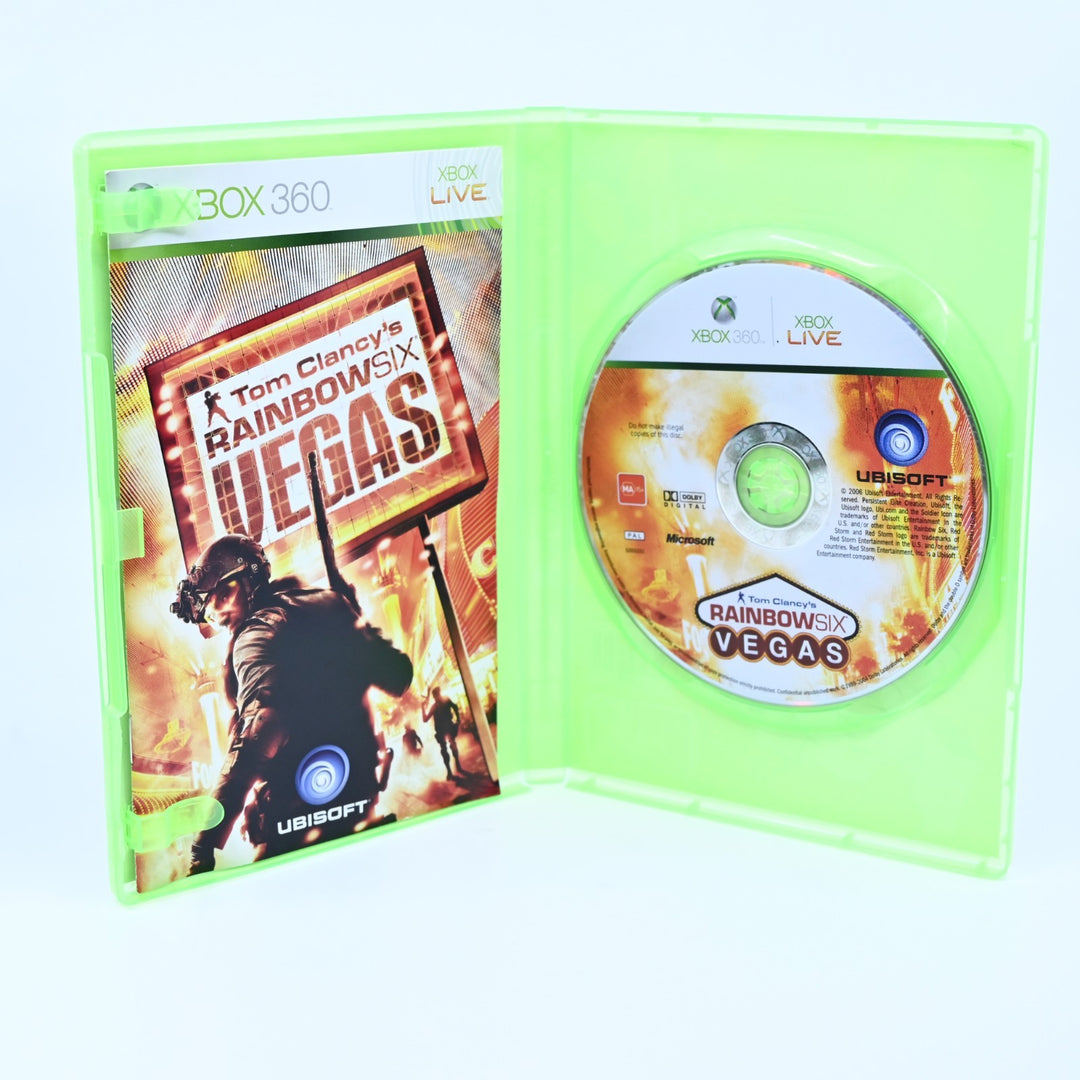 Rainbow Six Vegas - Xbox 360 Game - Manual & Disc Only - PAL - MINT DISC!