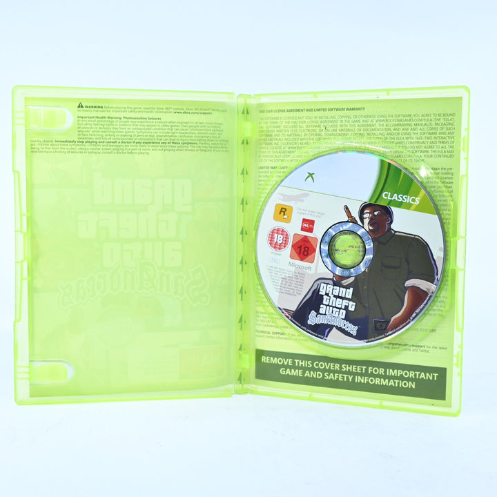 Grand Theft Auto: San Andreas - Xbox 360 Game - No Map - No Manual - PAL