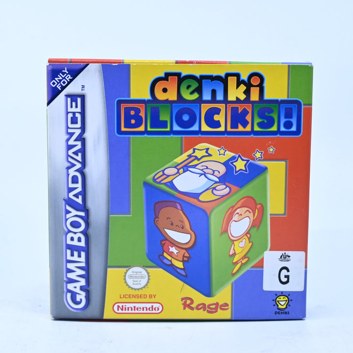 Denki Blocks! - Nintendo Gameboy Advance / GBA Boxed Game - PAL - FREE POST!