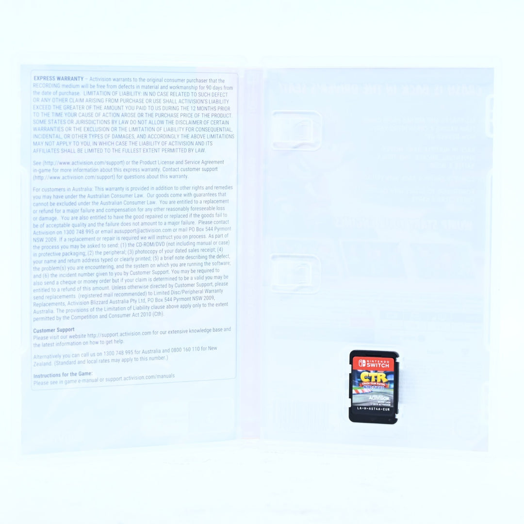 CTR: Crash Team Racing: Nitro Fueled - Nintendo Switch Game - FREE POST!