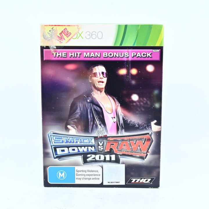 WWE SmackDown vs Raw 2011: The Hit Man Bonus Pack - Xbox 360 Game + Manual