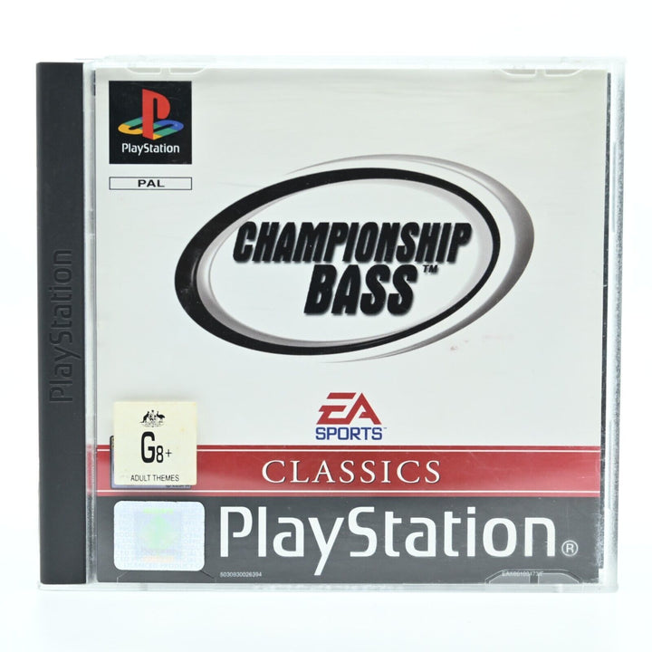 Championship Bass - Sony Playstation 1 / PS1 Game - PAL - FREE POST!