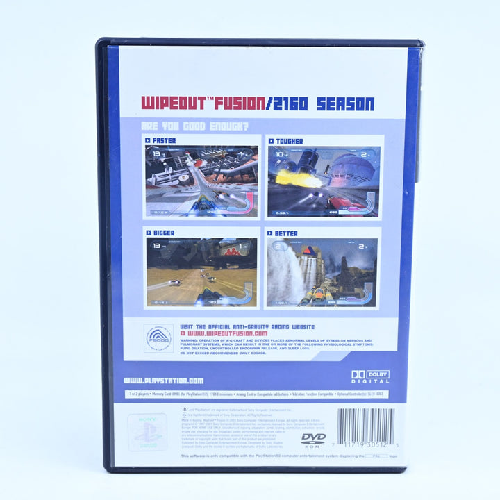 Wipeout Fusion - Sony Playstation 2 / PS2 Game + Manual - PAL - MINT DISC!