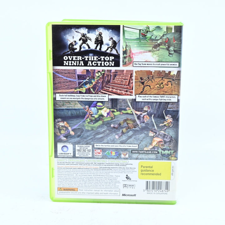 TMNT Teenage Mutant Ninja Turtles - Xbox 360 Game + Manual - PAL - MINT DISC!