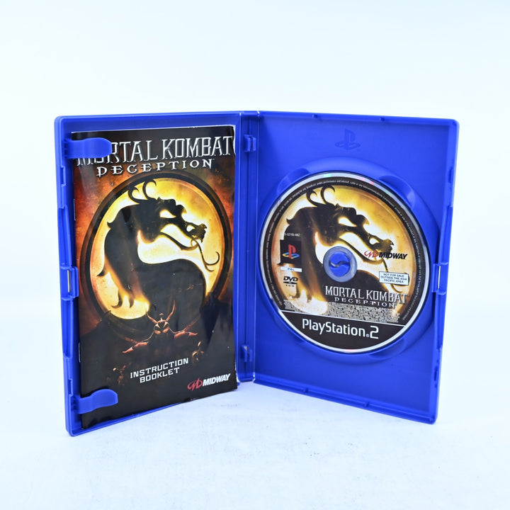 Mortal Kombat: Deception - Sony Playstation 2 / PS2 Game + Manual - PAL