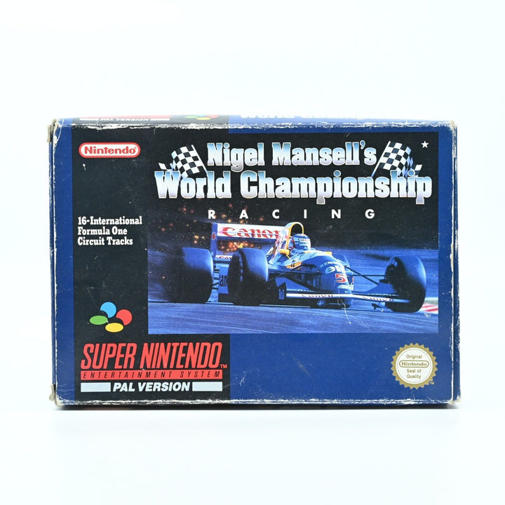 Nigel Mansell's World Championship Racing - Super Nintendo / SNES Boxed Game