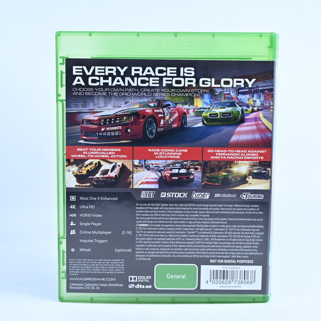 Grid - Day One Edition - Xbox One Game - PAL - FREE POST!