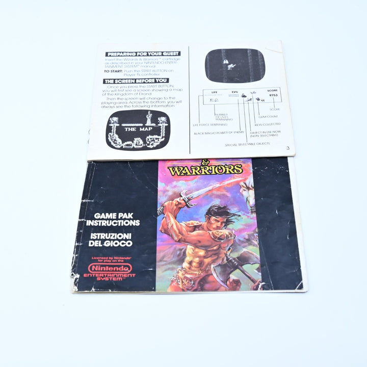 Wizards & Warriors - Nintendo Entertainment System / NES Boxed Game - PAL