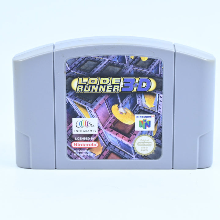 Lode Runner 3-D - N64 / Nintendo 64 Game - PAL - FREE POST!