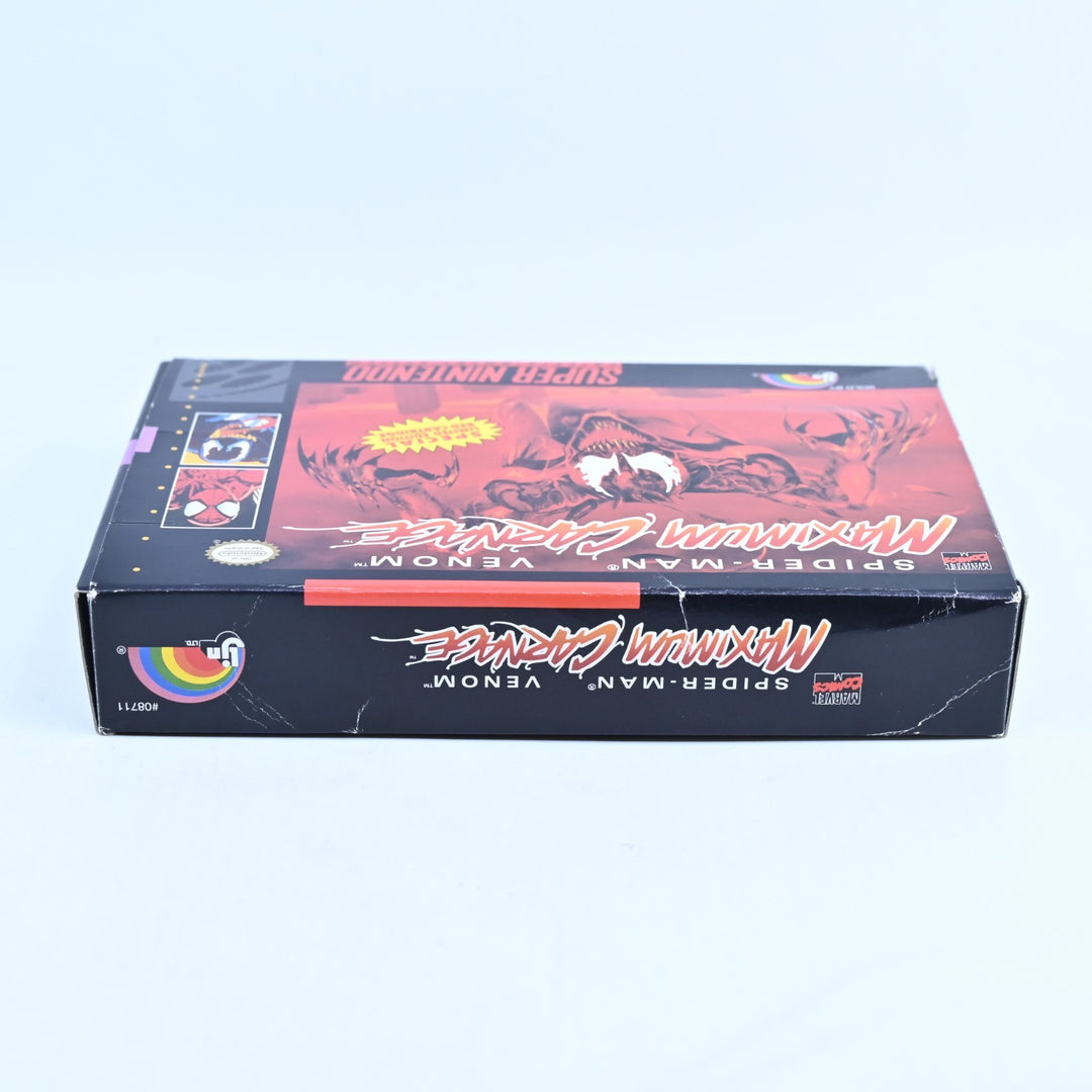 Spider-Man and Venom: Maximum Carnage - READ DESCRIPTION - SNES Accessory NTSC