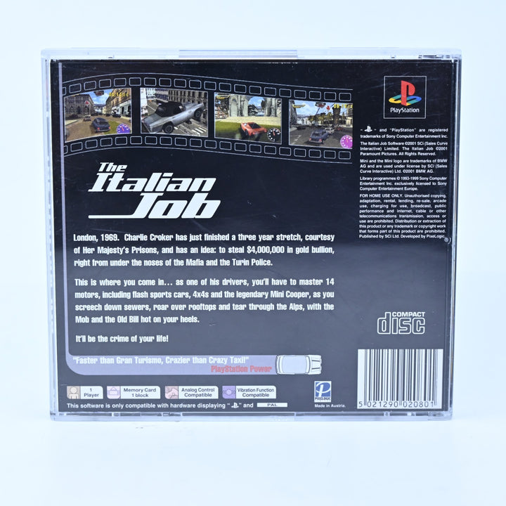 The Italian Job - Sony Playstation 1 / PS1 Game - No Manual - PAL - MINT DISC!