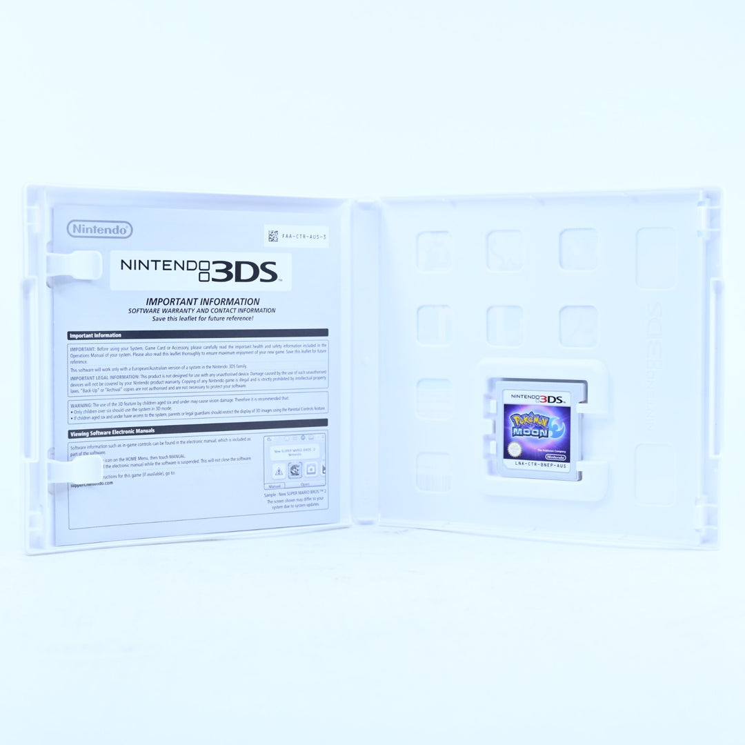 Pokemon Moon - Nintendo 3DS Game - PAL + Manual - FREE POST!
