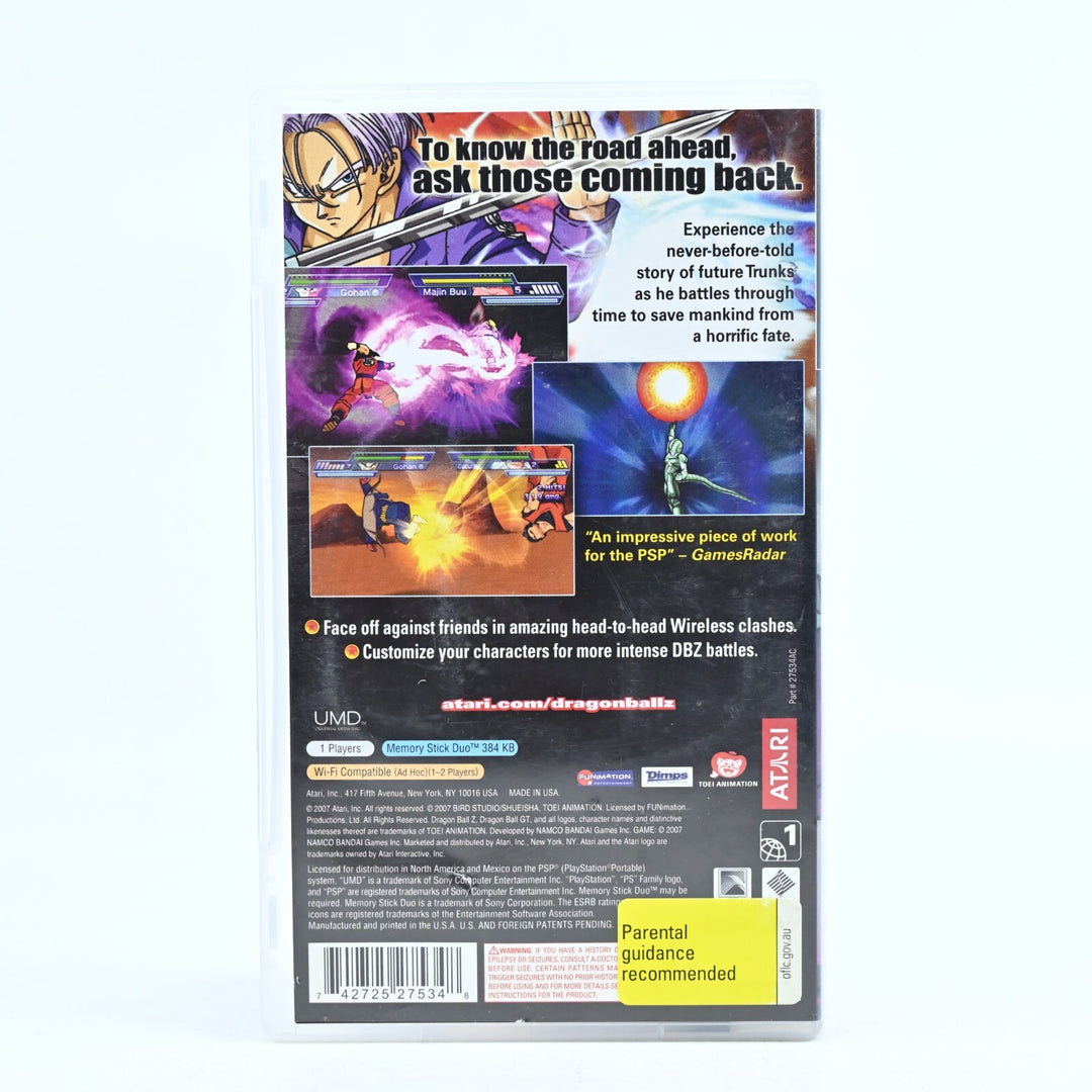 Dragon Ball Z Shin Budokai: Another Road - Sony PSP Game + Manual - FREE POST!