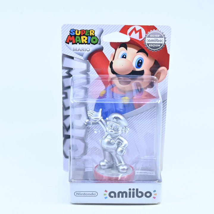 SEALED! Mario Silver Edition Amiibo - Super Mario - Nintendo - Toy