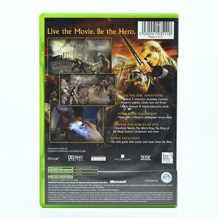 The Lord of the Rings: The Return of the King - Original Xbox Game - PAL
