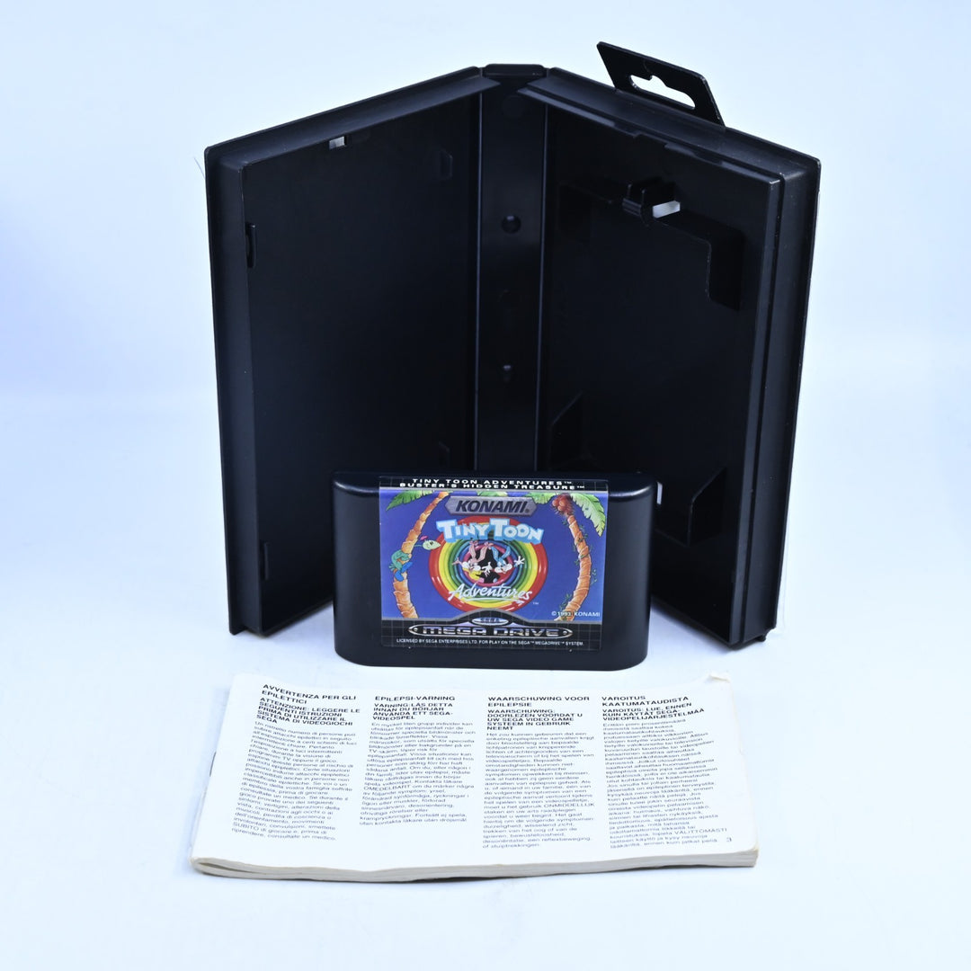 Tiny Toon Adventures: Buster's Hidden Treasure - Mega Drive Game + Manual - PAL