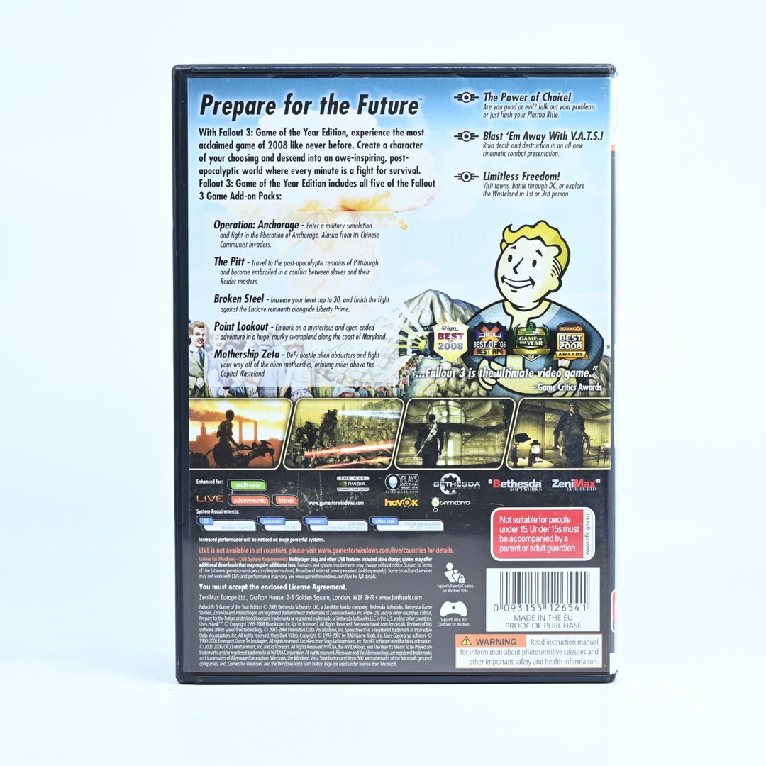 Fallout 3: Game of the Year Edition - PC / Other Game, Other Game - NO CODE
