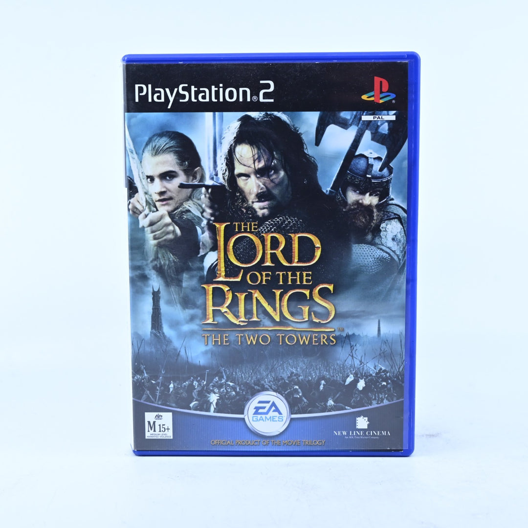 The Lord of the Rings: The Two Towers - PS2 Game + Manual - PAL - MINT DISC!