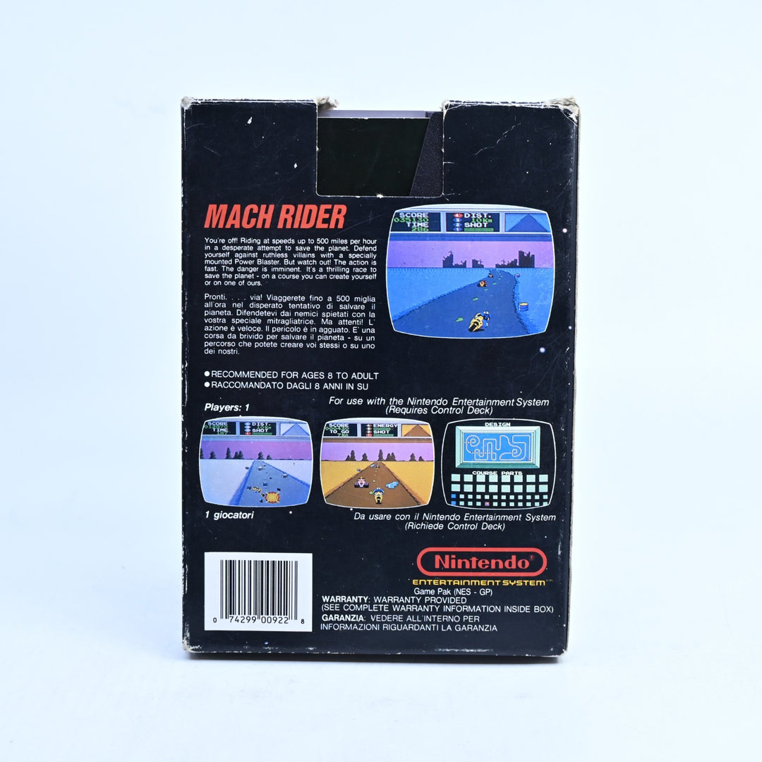 Mach Rider - Nintendo Entertainment System / NES Boxed Game - PAL - FREE POST!