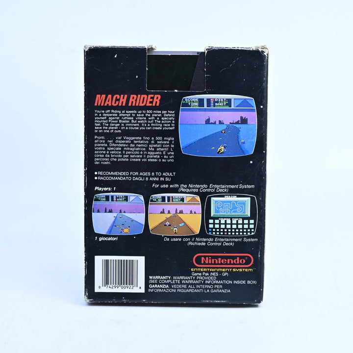 Mach Rider - Nintendo Entertainment System / NES Boxed Game - PAL - FREE POST!