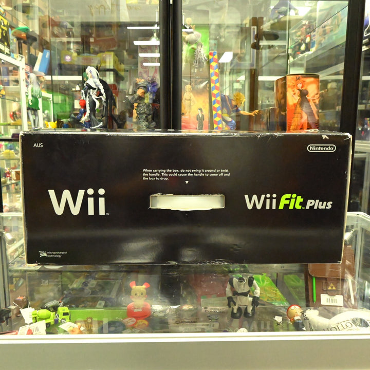 Black Wii Fit Plus Pack - Nintendo Wii Boxed Console - PAL - FREE POST!