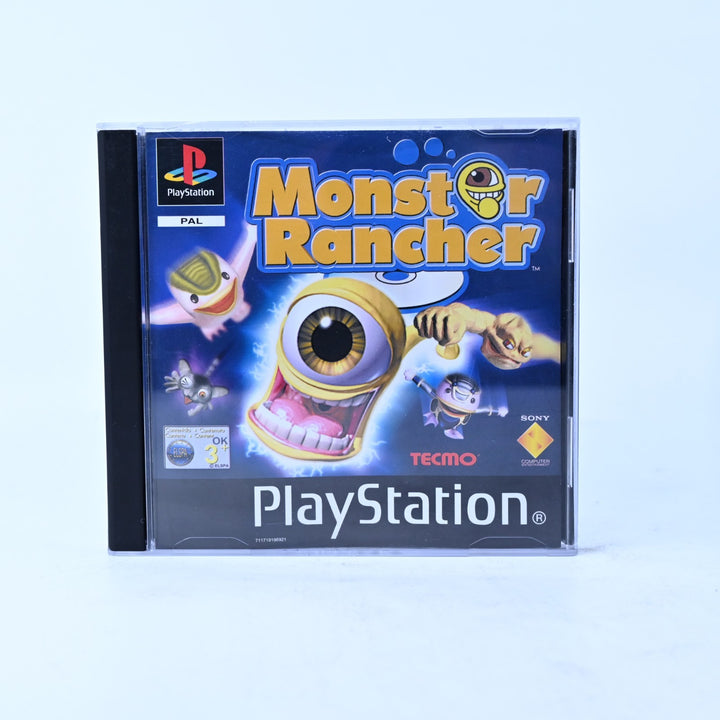 Monster Rancher - Sony Playstation 1 / PS1 Game + Manual - PAL - MINT DISC!