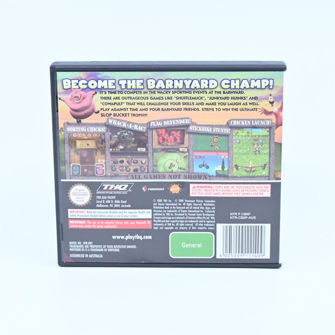Back at the Barnyard: Barnyard Games - Nintendo DS Game - PAL + Manual
