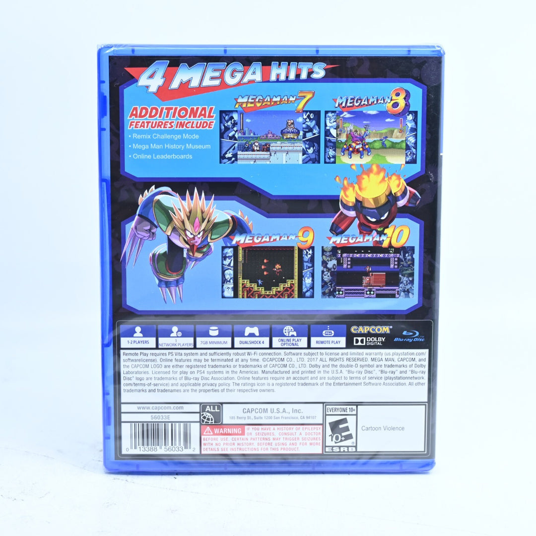 SEALED! Mega Man Legacy Collection 2 - Sony Playstation 4 / PS4 Game