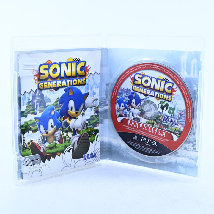 Sonic Generations - Sony Playstation 3 / PS3 Game + Manual - MINT DISC!