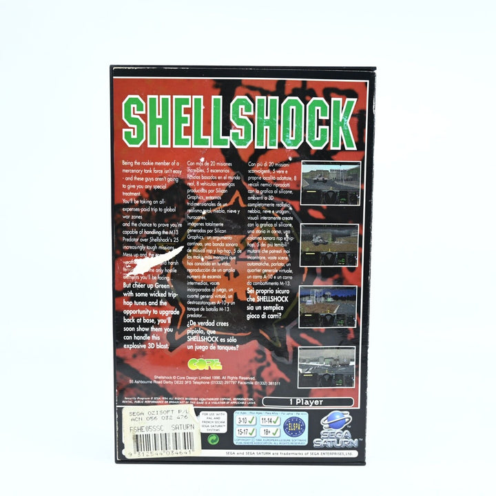 Shellshock - Sega Saturn Game - PAL - MINT DISC!