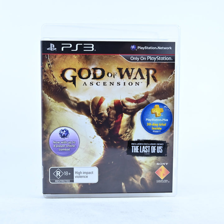 God of War Ascension - Sony Playstation 3 / PS3 Game + Manual - MINT DISC!