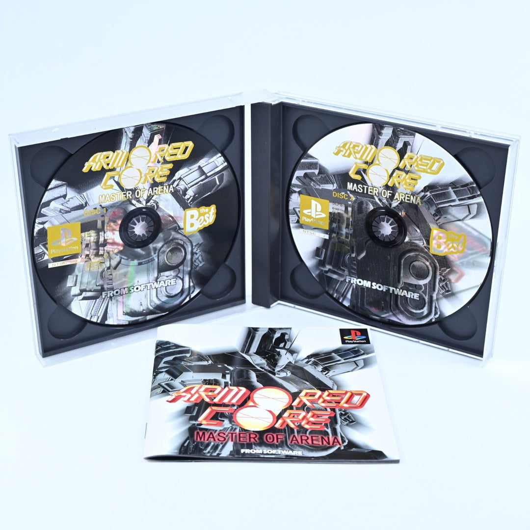 Armored Core: Master of Arena - Sony PS1 Game + Manual - NTSC-J - MINT DISC!