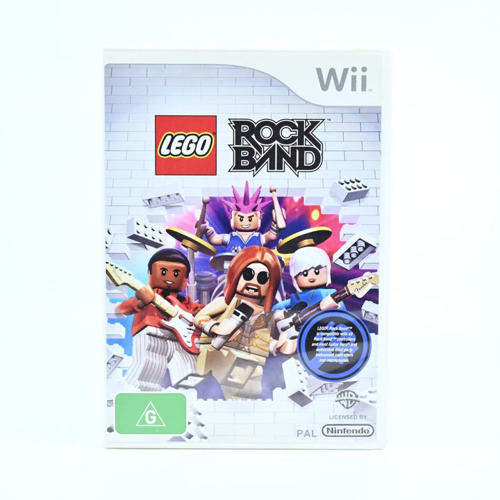 LEGO Rockband - Nintendo Wii Game + Manual - PAL - MINT DISC!