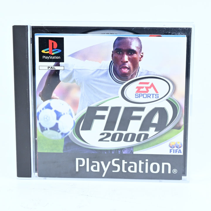FIFA 2000 - Sony Playstation 1 / PS1 Game + Manual - PAL - MINT DISC!