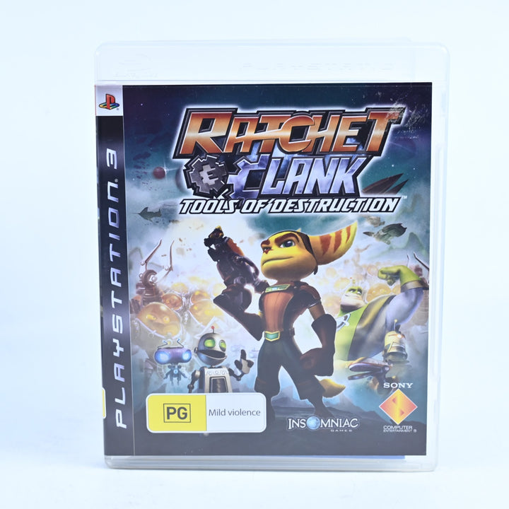 Ratchet & Clank: Tools of Destruction - Sony Playstation 3 / PS3 Game + Manual