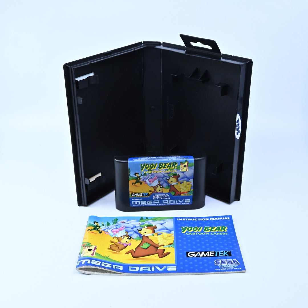 Yogi Bear Cartoon Capers - Sega Mega Drive Game + Manual - PAL - FREE POST!