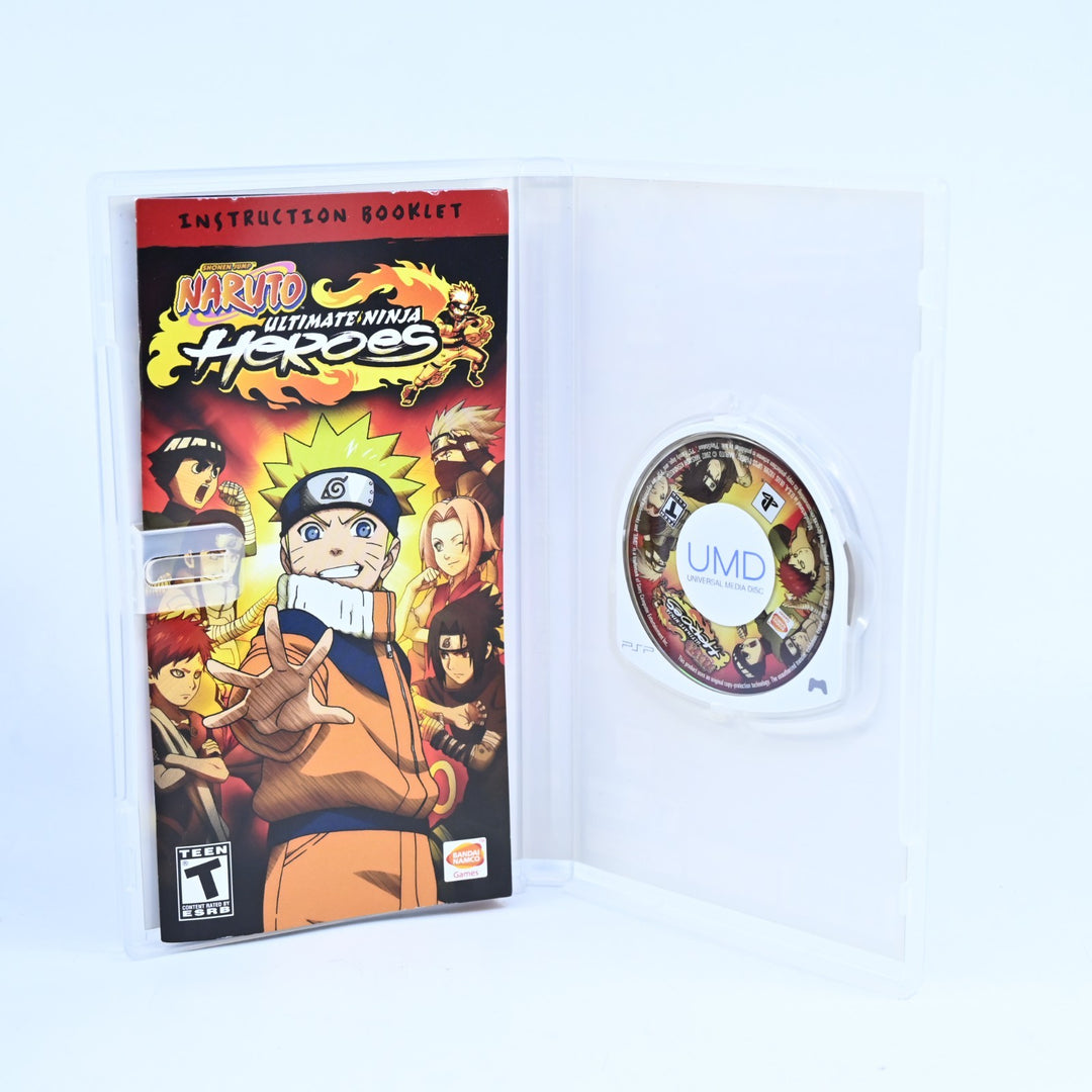 Naruto: Ultimate Ninja Heroes - Sony PSP Game + Manual - Region Free