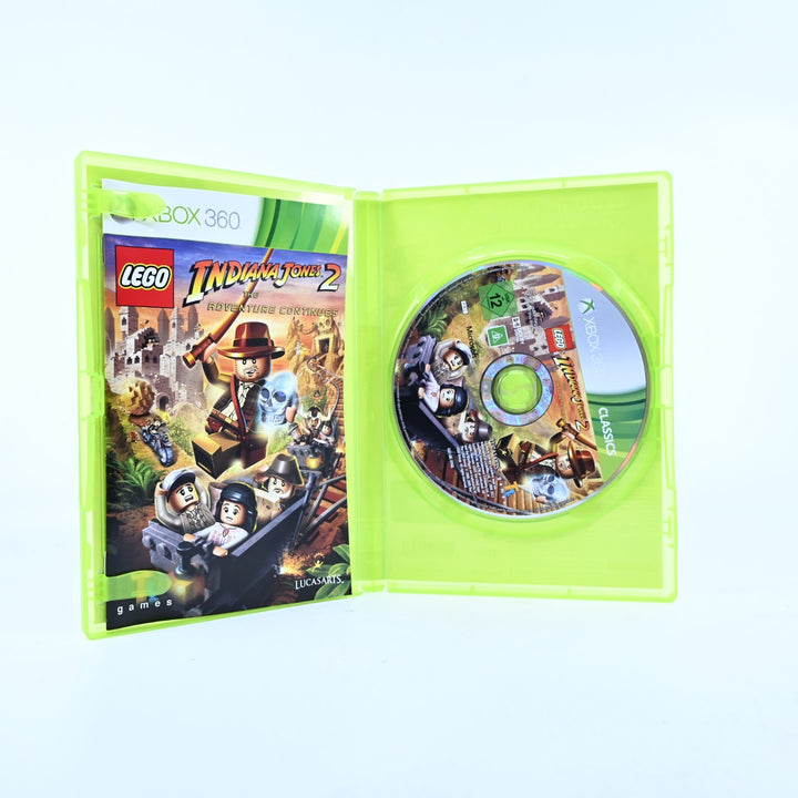LEGO Indiana Jones 2: The Adventure Continues - Xbox 360 Game + Manual - PAL