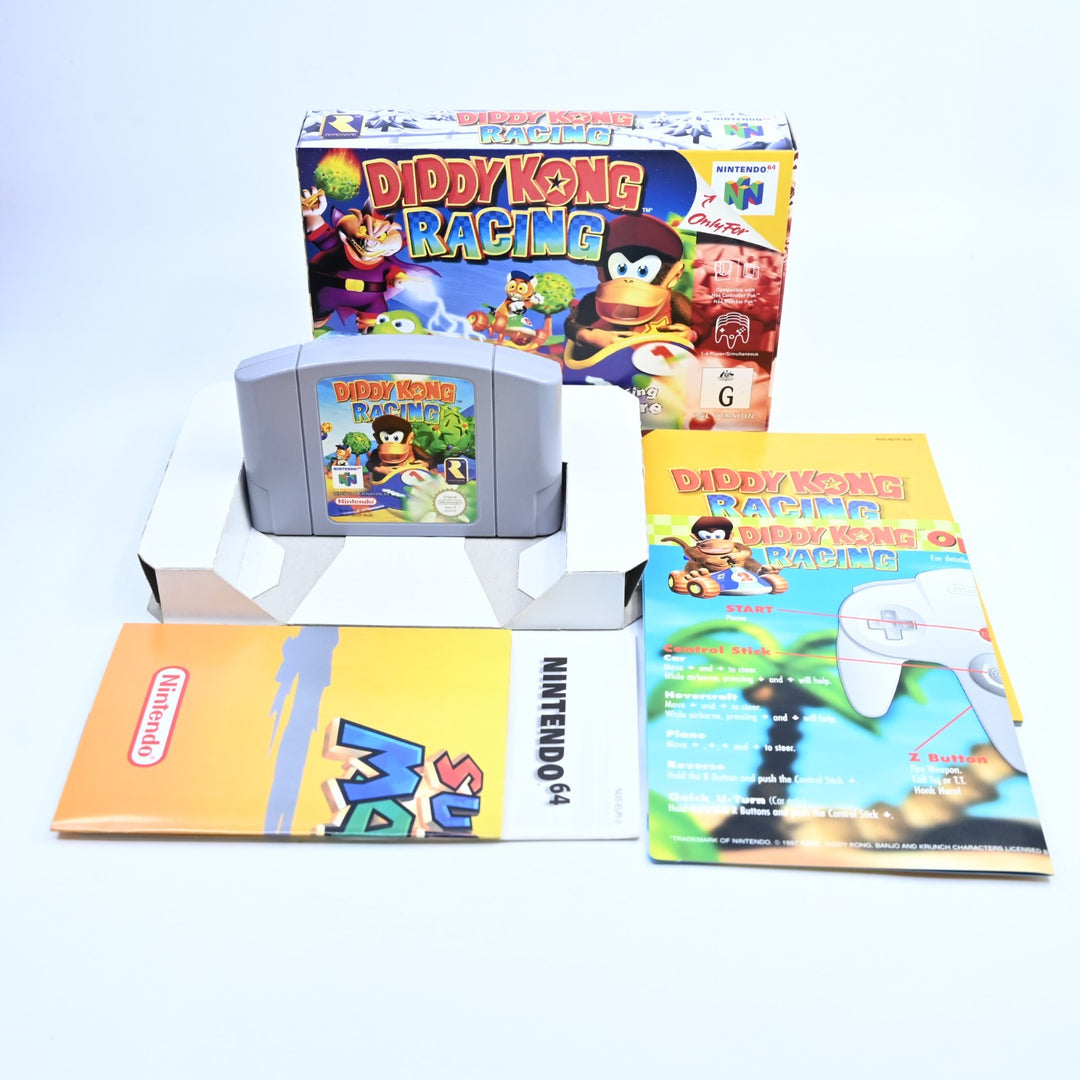 LIKE NEW! Diddy Kong Racing - N64 / Nintendo 64 Boxed Game - PAL - FREE POST!