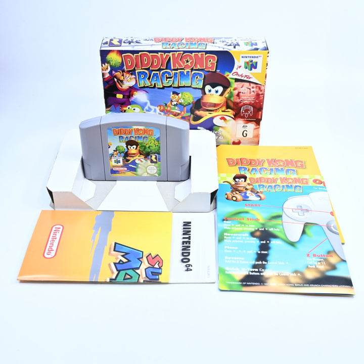 LIKE NEW! Diddy Kong Racing - N64 / Nintendo 64 Boxed Game - PAL - FREE POST!